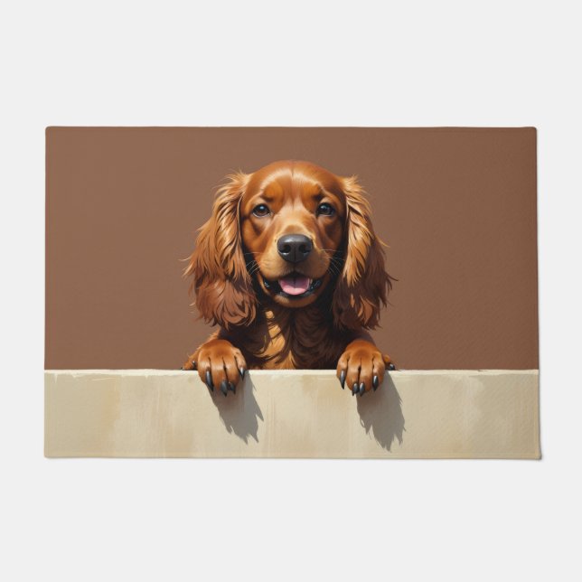 Sussex Spaniel Doormat Art (Front)