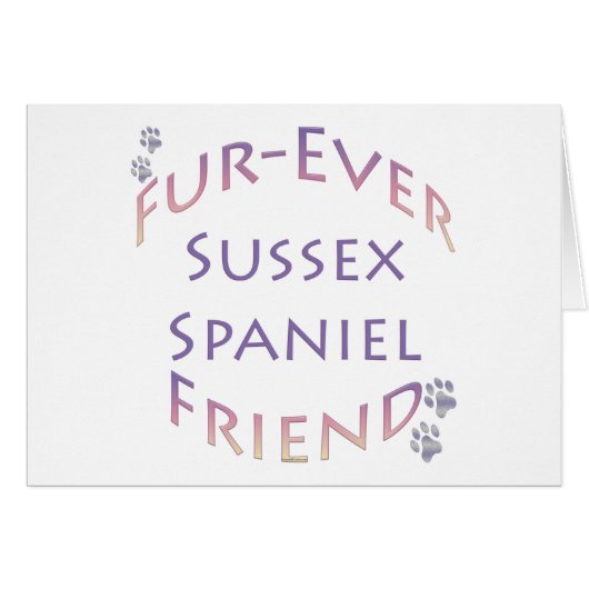 Sussex Spaniel Furever Friend (Front Horizontal)