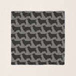 Sussex Spaniel Silhouettes Pattern Scarf<br><div class="desc">Sussex Lover's Scarf</div>