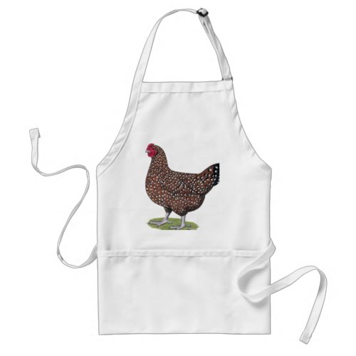 Sussex  Speckled Hen Adult Apron