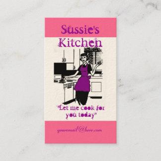 Sussie's Kitchen Business Card