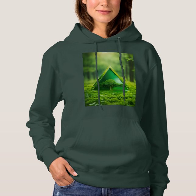 Sustainability and Nature women's hoodies design  (Front)