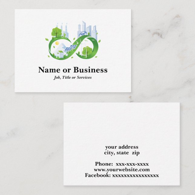 Sustainability Business Card (Front/Back)