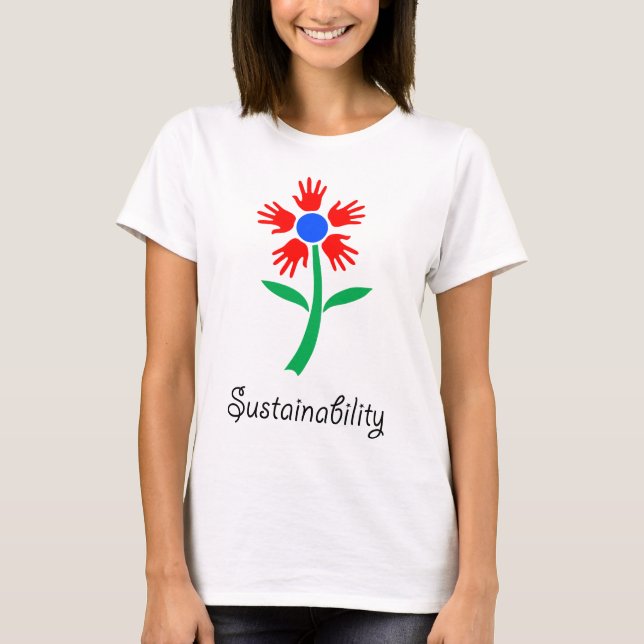 Sustainability Symbol T-Shirt (Front)