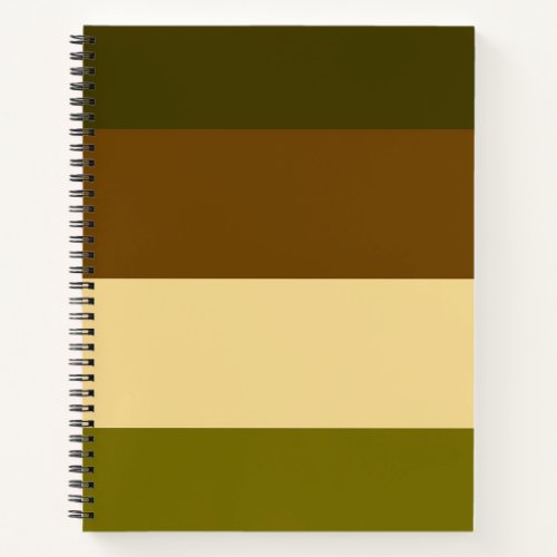 Sustainable Colors Stripes Notebook