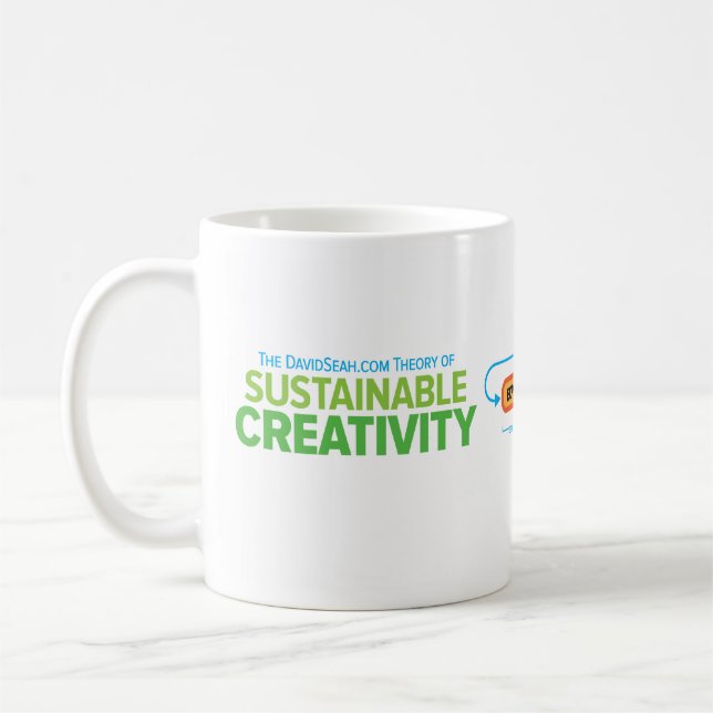 Sustainable Creativity Mug (Left)