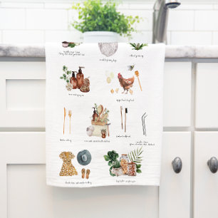 Sustainable Lifestyle Eco Guide   Zero Waste  Kitchen Towel