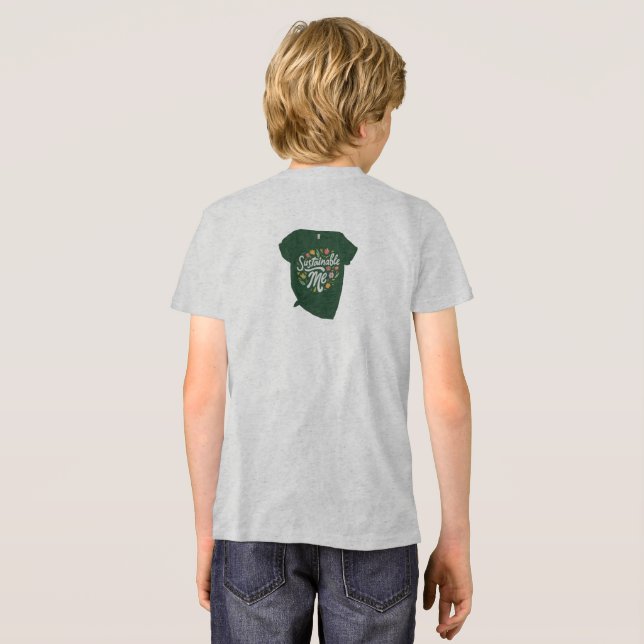 Sustainable Me: Embracing Eco-Friendly Living Tri-Blend Shirt (Back Full)