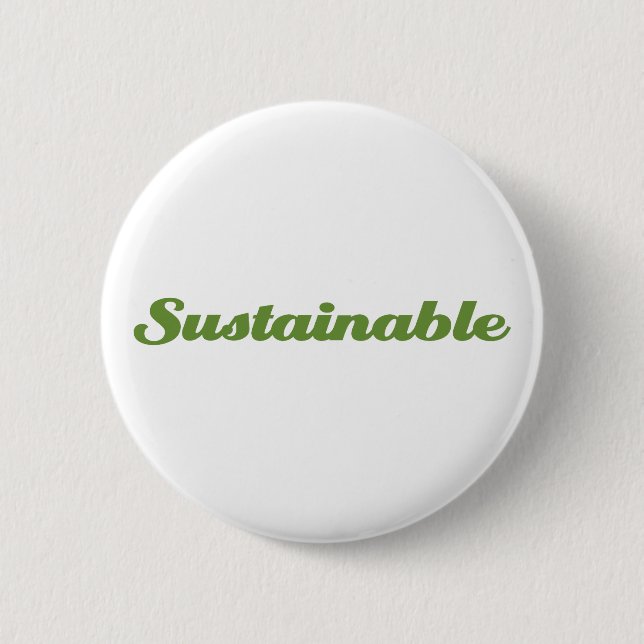 Sustainable Pinback Button (Front)