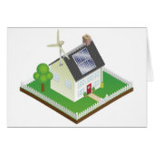 Sustainable renewable energy house (Front Horizontal)