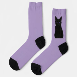 Sustainable socks mythical black cat