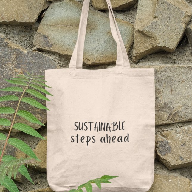 Sustainable Steps Ahead Eco-Friendly Grocery Tote Bag (Shop now and start spreading awareness about sustainability.)