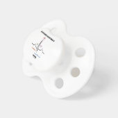 Sustained Heartbeat Inside (ECG/EKG) Pacifier (Front Right)