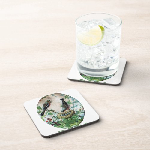 Sustaining the Flock Capturing Nurturing Parental Beverage Coaster