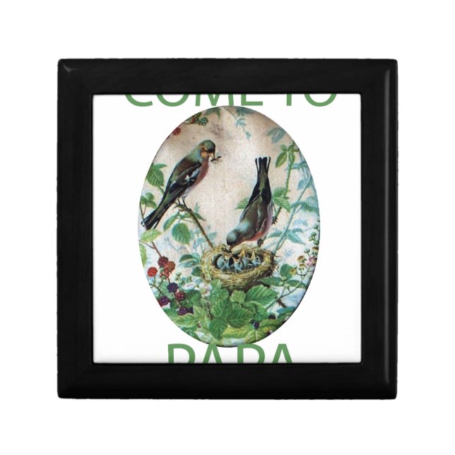 Sustaining the Flock: Capturing Nurturing Parental Keepsake Box (Front)
