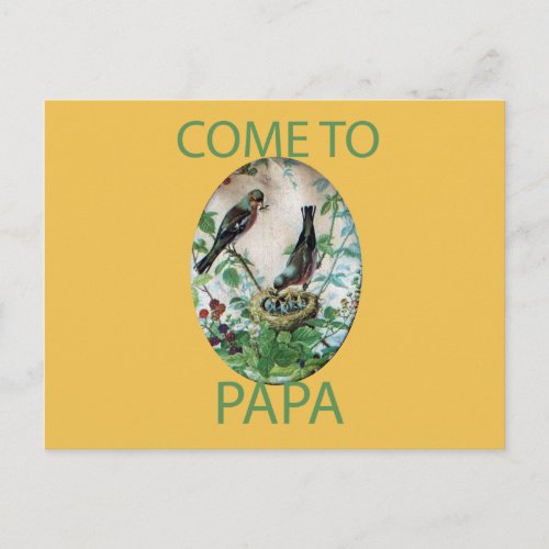 Sustaining the Flock Capturing Nurturing Parental Postcard