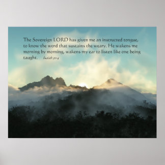 Sustaining Word Poster