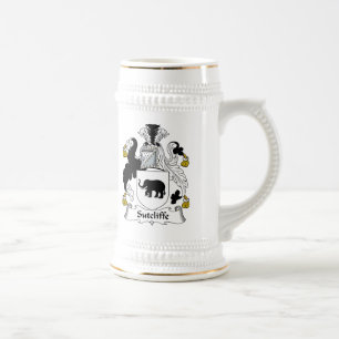 Sutcliffe Family Crest Beer Stein