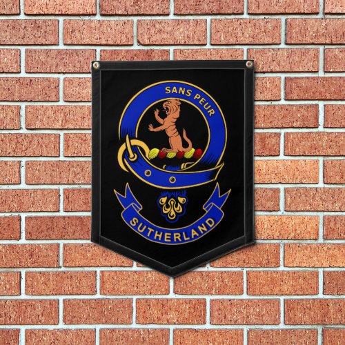 Sutherland Clan Badge Banner   Pennant