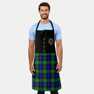 Sutherland Clan Badge & Tartan Kilt Apron