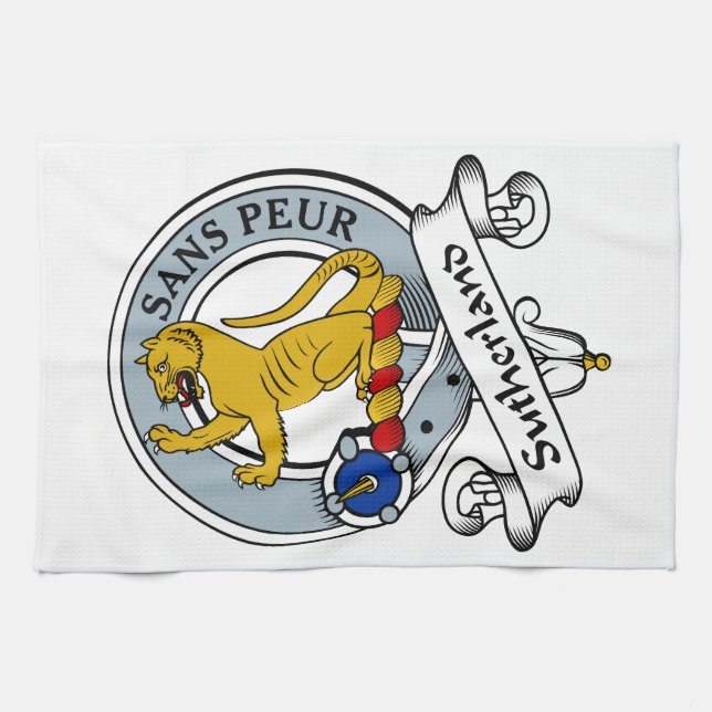 Sutherland Clan Badge Towel (Horizontal)