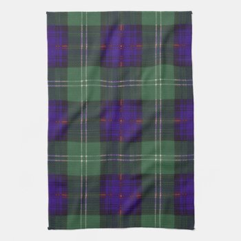 Sutherland Clan Plaid Scottish Tartan Towel by TheTartanShop at Zazzle