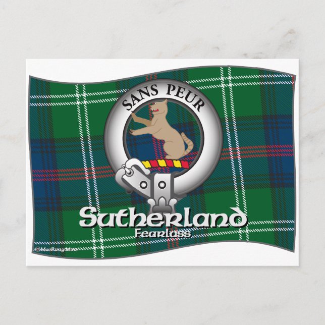 Sutherland Clan Postcard (Front)