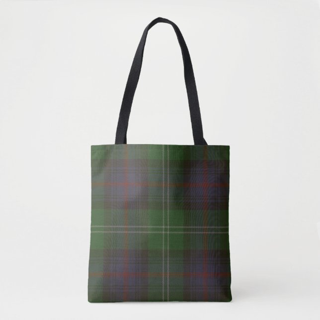Sutherland Clan Tartan Tote Bag (Front)