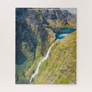 Sutherland Falls Fiordland National Park Jigsaw Puzzle