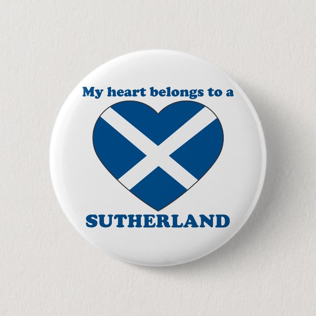 Sutherland Pinback Button (Front)