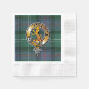 Sutherland Tartan & Badge Napkins