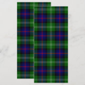 Sutherland tartan blue green plaid (Front/Back)