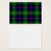 Sutherland tartan blue green plaid (Front & Back)