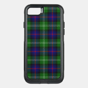 Sutherland tartan blue green plaid OtterBox commuter iPhone SE/8/7 case