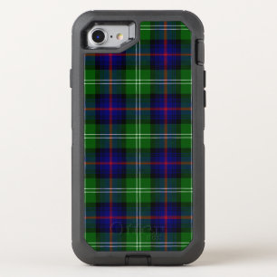 Sutherland tartan blue green plaid OtterBox defender iPhone SE/8/7 case