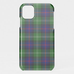 Sutherland tartan blue green plaid iPhone 11 case