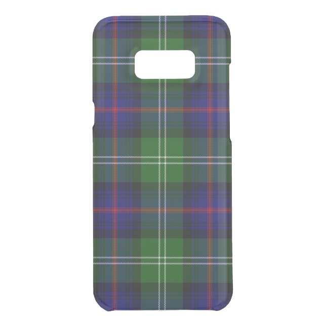 Sutherland tartan blue green plaid uncommon samsung galaxy case (Back)