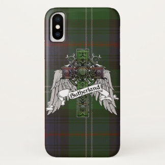Sutherland Tartan Cross iPhone X Case