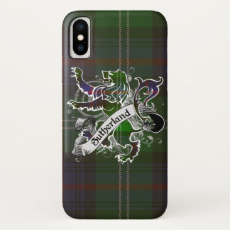 Sutherland Tartan Lion iPhone X Case