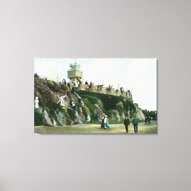 Sutro Heights Parapet Canvas Print (Front)