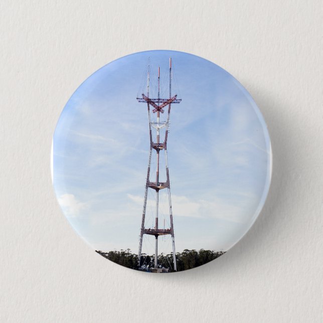 Sutro Tower Button (Front)