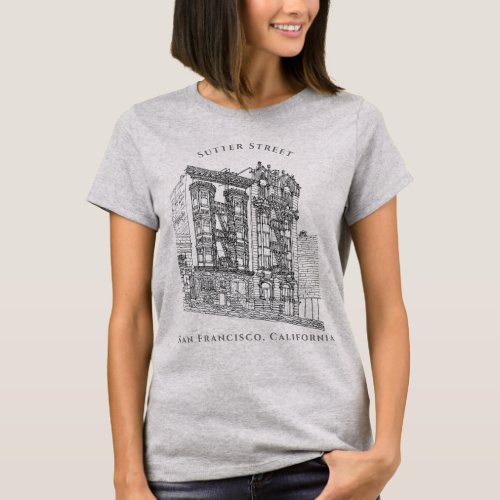 Sutter Street  San Francisco CA T_Shirt