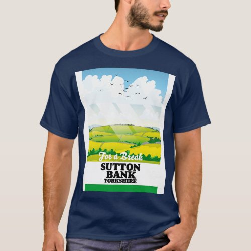 Sutton Bank yorkshire travel poster T_Shirt