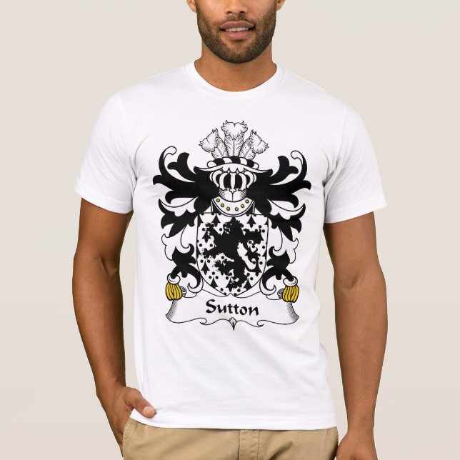Sutton Family Crest T-Shirt (Front)