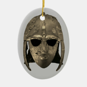 Sutton Hoo helmet Ceramic Ornament