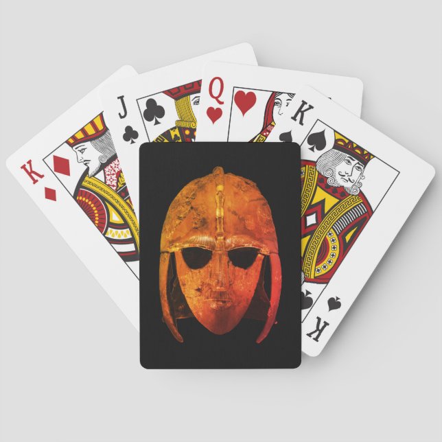 Sutton Hoo helmet Poker Cards (Back)