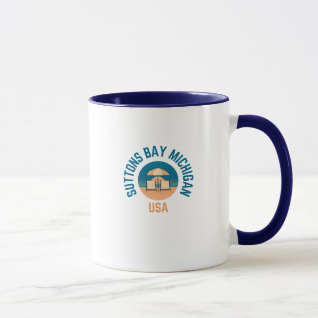 Suttons Bay Michigan Hometown Coffee Mug (Right)