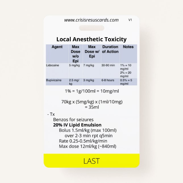 Suture/LAST Badge (Front)