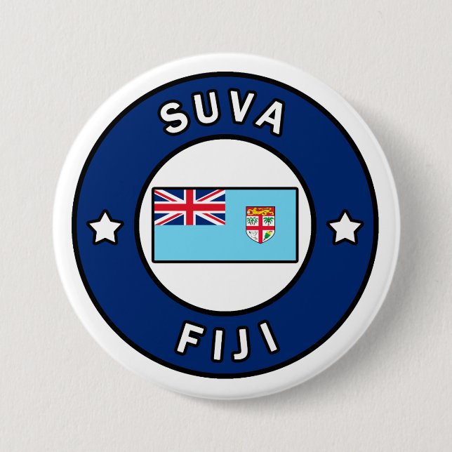 Suva Fiji Button (Front)