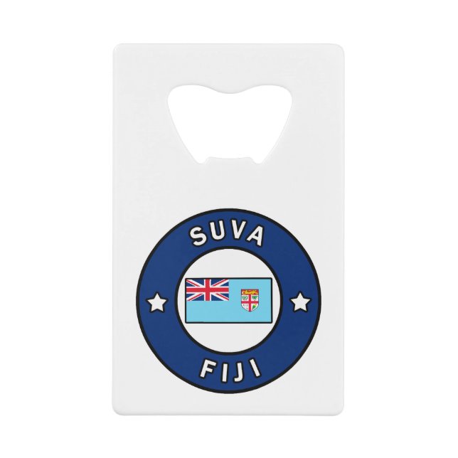 Suva Fiji Credit Card Bottle Opener (Front)